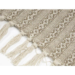 Carly Woven Cotton Throw - Brown/Natural