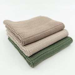 Organic Cotton Dish Cloths (3pk) - Willow
