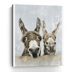 Donkey Canvas Wall Art