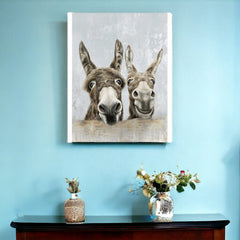 Donkey Canvas Wall Art