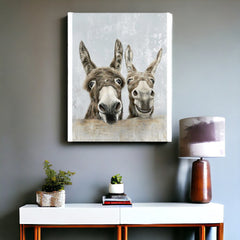 Donkey Canvas Wall Art