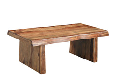 Live Edge Solid Wood Coffee Table
