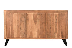 Solid Wood Sideboard Cabinet with Six Doors