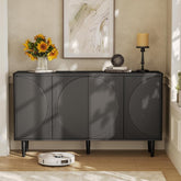 Modern 59-Inch Sideboard Buffet Table with Storage
