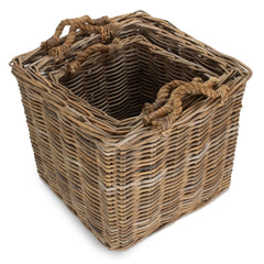 Rattan Log Basket