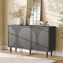Modern 59-Inch Sideboard Buffet Table with Storage