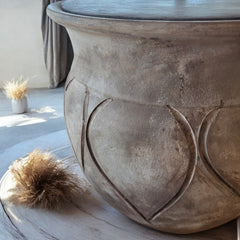 CureMe - Rustic Ceramic Table Lamp