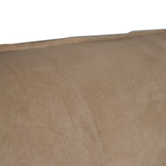 Mallorca Buffalo Leather Bed | Enoki Brown