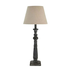 Incia Rustic Column Table Lamp