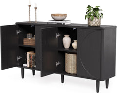 Modern 59-Inch Sideboard Buffet Table with Storage