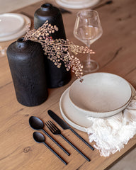 Handcrafted Sesame Glaze Ceramic Bowl