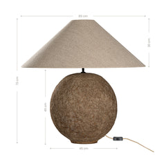 Sabi Table Lamp | Dark Roast | Large